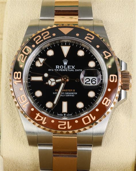 two tone root beer rolex.